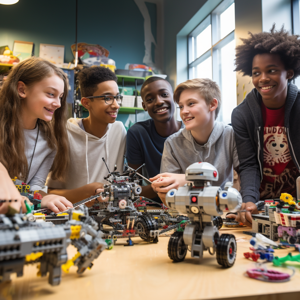 Vyssitude Several Diverse Teenagers Building Robots With Legos 6ba5b117 63ad 4d24 Beae A6f585efc552